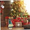 1:12 Scale Miniature Christmas Tree, Dollhouse Holiday Decor for Christmas Scene Displays and Parties view 2