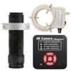20205 NEW 4K 60MP HDMI USB TF Industrial Video Microscope Camera For Phone PCB Repair & 120X C-Mount Lens With 56-LED Adjustable Ring Light view 1