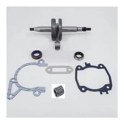 TS410 Crank Shaft Connecting Rod Gaskets Set Oil Seals Assembly Kit Fit for TS420 Cut Off Concrete Saw(C Crankshaft Set)