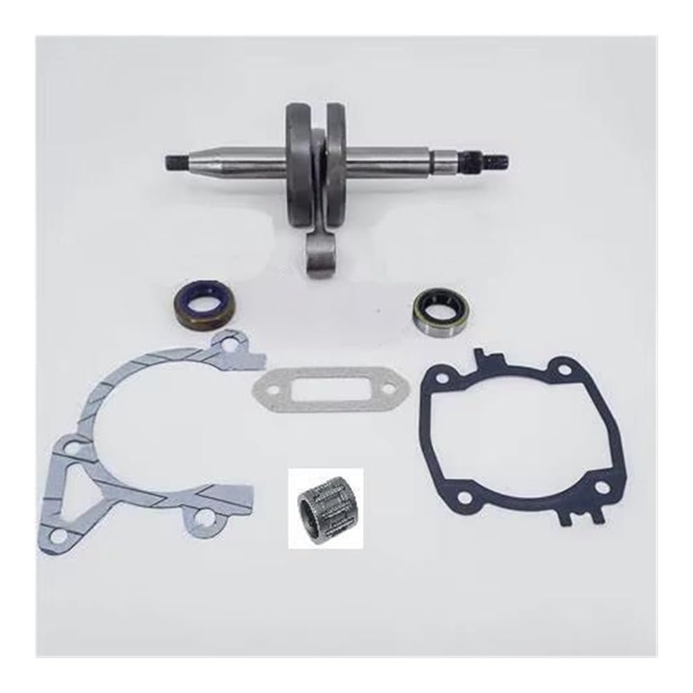 TS410 Crank Shaft Connecting Rod Gaskets Set Oil Seals Assembly Kit Fit for TS420 Cut Off Concrete Saw(C Crankshaft Set)
