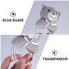 BESPORTBLE Rattle Soft Ring Shaker for Boy Girl Ergonomic Grip Sensory Development for Boys and Cute Grey Animal Design Safe view 4