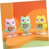 BESPORTBLE 6pcs Wind-up Owl Educational Playthings Safe Material Bright Colors Easter Birthday Gifts for Boys Random Color view 4