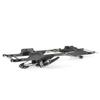 CobraCrawler RC Frame Chassis Kit,LCG Carbon Fiber Frame Rail LCG Chassis Kit with Ultralight Portal Transmission Skid Plate for 1/10 RC Crawler Capra SCX10 (Chassis kit B) view 1