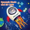 DDCJMLYF Electric Rocket Dancing Toy LED Lights Music Tummy Time Toy for Toddlers 3 Years Old Interactive Gift for Boys Girls Christmas Stocking Stuffers view 3