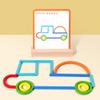 2026 New Montessori Smart Sticks for Toddlers, 142Pcs Montessori Smart Sticks for Kids, Wooden Stick and Rings Puzzle Game, Montes-Sori Toys Gift for 2 3 4 5Years Old Activity Kids Boy Girl view 4