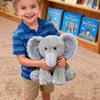 YUKOUQIAN Elephant Stuffed Animal Cute Plush Doll Toy 8 inch for Girls Boys Christmas (Siting Elephant) view 2