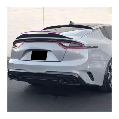 Carbon Fiber Rear Trunk Spoiler Wings Compatible for Kia Stinger 2018-2023 Car Racing Highkick Boot Lid Wing Lip Body Kit