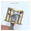 12V 77rpm 16GA Mini 16mm Coreless Gear Motor High Torque Metal Gearbox Silent Large Reduction Ratio D Axis view 4