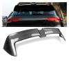 Tail Big Spoiler Wing Compatible for VW Golf MK8 TSI TDI OTG Style 2019 2020 2021 2022 2023 Carbon Look Rear Roof Boot Lip view 2