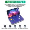 NOUKAJU Case for Retroid Pocket Flip 2, Game Console Protective Case,Anti-Drop, Anti-Scratch,Shockproof,Protective Cover for Retroid Pocket Flip 2 Retro Game Console(Clear) view 2