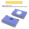 NOUKAJU Case for Retroid Pocket Flip 2, Game Console Protective Case,Anti-Drop, Anti-Scratch,Shockproof,Protective Cover for Retroid Pocket Flip 2 Retro Game Console(Clear) view 3