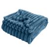 Thickened Rabbit Plush Nap Bunny Blanket for Adults, 2025 New Flannel Milk Velvet Cover Blanke, Sofa Cover Blanket Office Single Person Nap for Couch Chair Bed Sofa (Blue, 70x100CM/27.56x39.37Inch) view 4