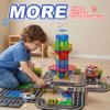 150PCS Magnetic Tiles Road Set with Marble Run, Preschool Magnet Tiles Included Magnetic Cars. STEM Magnetic Tiles for Kids, Preschool Educational Building Toys for Boys & Girls view 2