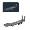 BICRKTOMXY 1:18 Scale Semi-Trailer Flatbed for 770S Heavy Duty RC Tractor Truck, RC Truck Model Accessories, Gift for Adults view 1
