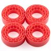 For Axial For SCX24 1/24 For TRX-4M 1/18 4Pcs 1.3 Inch Rubber Tires Silicone Insert Foam RC Crawler Car Upgrade Accessories Part Rc Upgrade Components(Red) view 3