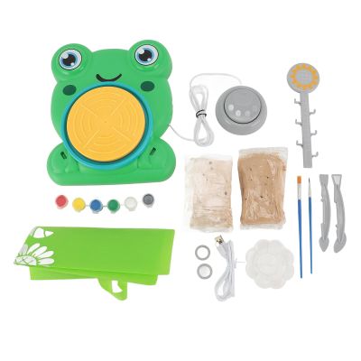 a Py Wheel Kit, Electric Py Wheel for, Complete Clay h 6 Colors, 2 Clay, Apron and Access, Toy for 6 12