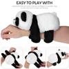 Angoily Slap Bracelet Stuffed Animals, Stuffed Animal Slap Bracelet, Panda Party Favors Plush Snap Wristband Kids Adult Party Supplies Soft Comfortable Fun Accessory Christmas Easter Toys view 2