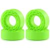 For Axial For SCX24 1/24 For TRX-4M 1/18 4Pcs 1.3 Inch Rubber Tires Silicone Insert Foam RC Crawler Car Upgrade Accessories Part Rc Upgrade Components(Green) view 1