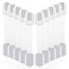10 Pack Cabinet Locks Baby Proofing, Child Proof Cabinet Locks with 3M Adhesive - Easy Installation with Adjustable Straps, Multi-Purpose Child Safety Latches for Drawers Fridge Trash Cans White-Gray view 1