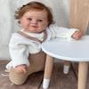 Anano Big Size Reborn Toddler Baby Dolls 24 Inch Lifelike Real Toddler Babys Dolls, Real Looking Reborn Toddle Babies, Handmade Soft Silicone Full Limbs & Soft Cotton Body, Set for Kids Gift view 2