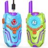 Inspireyes Walkie Talkies for Kids Rechargeable, AI Toy for Kids with Parental Controls, Long Range with Flashlight, Interactive ChatGPT Toy, STEM Gift for Boys Girls Ages 3-12 Outdoor Play Camping view 1