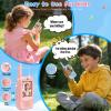 ZealSound Video Walkie Talkies for Age 3-12 Boys Girls, 2 Pack Walkie Talkies with Screen, Voice Effects, Indoor Outdoor Toys for Family Games, Camping, Hiking, Christmas Birthday Gifts (Blue/Pink) view 3
