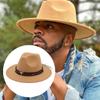 Gcroet Western Style Kids Boys Girls Cowboy Hat Cowgirl Cap Decorations for Halloween Christmas Birthday Masquerade Party... Camel view 4