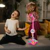 Kids Microphone with Stand, Microphone for Kids, Kid Karaoke Machine for Girls, Toddler Microphones, Kid Microphones for Singing, Musical Toy for Fun Sound Effects, for Children view 3