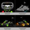 24V Electric Go Kart for Kids, Electric Drift Kart Outdoor Race Car, Ride on Toy Drifting Car with 2x200w Motors, 7.5 Mph Speed, Length Adjustment view 3