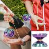 Depisuta Professional Unresponsive Yoyo, Metal Aluminum Yo Yo with Glove & 3 Yoyo Strings, Christmas Birthday Gifts for Kids & Adults, Unresponsive Yo Yo (Green) view 2