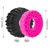 MEUS RACING 1.9" MS6 Super Bouncer Tires and Super Soft Silicone Rubber Inserts for Axial SCX10 TRX4 Redcat Gen8 1/10 RC Crawler view 2