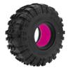 MEUS RACING 1.9" MS6 Super Bouncer Tires and Super Soft Silicone Rubber Inserts for Axial SCX10 TRX4 Redcat Gen8 1/10 RC Crawler view 4