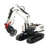 StrucToys RC Excavator for Adults, 1/14 Scale 22CH Alloy Metal Construction Truck with Interchangeable Attachments,Grabber,Claw,Drill view 1