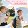 Video Walkie Talkies for Kids, 2 Pack Rechargeable Toddler Toys for Game Party Camping, Christmas(Pink-Pink) view 2