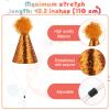 10 PCS Mini Birthday Party Hats with Pom Poms, Mini Cone Hats with Glitter for Stuffed Animals Toys Birthday, Christmas, Wedding, Holiday Celebrations, Colorful Party Hats for Pets and Stuffed Animals view 3