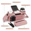 Sonnetto Universal Stroller Organizer, Pink - 2 Insulated Cup Holders - Non-Slip Stroller Caddy Bag - Detachable Phone Pouch - Fits Uppababy, Nuna - New Mom Essentials view 3