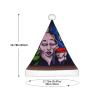 FFGhjk Street graffiti Printing Christmas hats for kids, suitable for Christmas costumes, party gifts, and holiday outfits. view 3