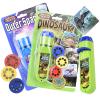 DENGWANG Dinosaur Projector Flashlight, Portable Dinosaur Projector Flashlight - 3 Discs 24 Images, Night Light Technology Toy, Projectable onto Bedroom, Ceiling, Wall and Tent (Dinosaur+Space) view 1
