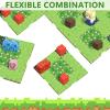 Youngyes 4PCS Baseplate for Magnetic Blocks, Magnetic Building Blocks Baseplate Magnet Toys for Kids Ages 4-8 8-12-Baseplate 4" x 4", STEM Building Toys Birthday Gifts for Boys Girls, Garden view 3