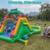 Inflatable Commercial Grade Water Slide: 22.5 ft (L) for Adults & Teenagers - Large Pool, Premium PVC, 1100W Blower, Crocodile Style - for Backyard Party Outdoor view 4