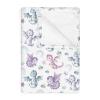 Fairytale Dragon Love Stars Rainbow Baby Blankets for Boy Girl Cute Dragons Purple Soft Flannel Nursery Bed Blankets for Infant Toddler Crib Stroller Fantasy Animal Swaddle Receiving Blanket 50x60 view 1