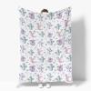 Fairytale Dragon Love Stars Rainbow Baby Blankets for Boy Girl Cute Dragons Purple Soft Flannel Nursery Bed Blankets for Infant Toddler Crib Stroller Fantasy Animal Swaddle Receiving Blanket 50x60 view 4