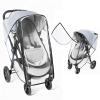 Clear Stroller Rain Cover, Universal Rain Cover for Stroller, Waterproof Travel Weather Shield with Breathable Ventilation and Easy Access, Thick EVA & PVC Protect from Dust and Snow view 1