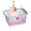 Play Basket with Handle - Childrens Pretend Play Shopping Basket with 4 Adornments, Fun Toy Storage for Imaginative Plays, Perfect for Study, Bedroom, Kids Room, and Learning Activities view 1