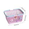 Play Basket with Handle - Childrens Pretend Play Shopping Basket with 4 Adornments, Fun Toy Storage for Imaginative Plays, Perfect for Study, Bedroom, Kids Room, and Learning Activities view 2