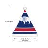 FFGhjk Wyoming State Flag Printing Christmas hats for kids, suitable for Christmas costumes, party gifts, and holiday outfits. view 3