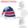 FFGhjk Wyoming State Flag Printing Christmas hats for kids, suitable for Christmas costumes, party gifts, and holiday outfits. view 4