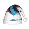 FFGhjk Rotating and colliding watercolor Printing Christmas hats for kids, suitable for Christmas costumes, party gifts, and holiday outfits. view 1