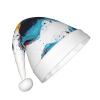 FFGhjk Rotating and colliding watercolor Printing Christmas hats for kids, suitable for Christmas costumes, party gifts, and holiday outfits. view 2