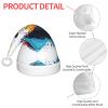FFGhjk Rotating and colliding watercolor Printing Christmas hats for kids, suitable for Christmas costumes, party gifts, and holiday outfits. view 4